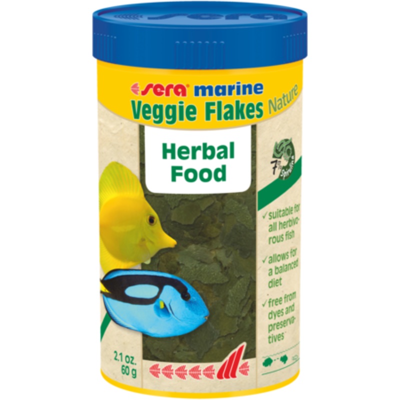 Sera Marine Veggie Flakes Nature