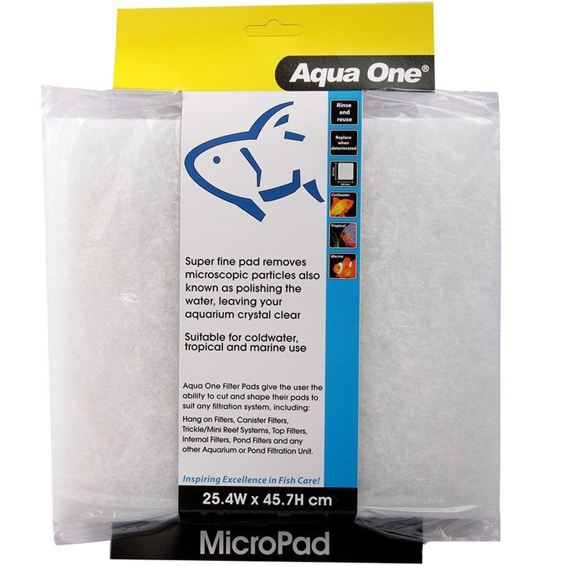 Aqua One Micro Pad Self Cut filter Pad 25.4 x 45.7cm