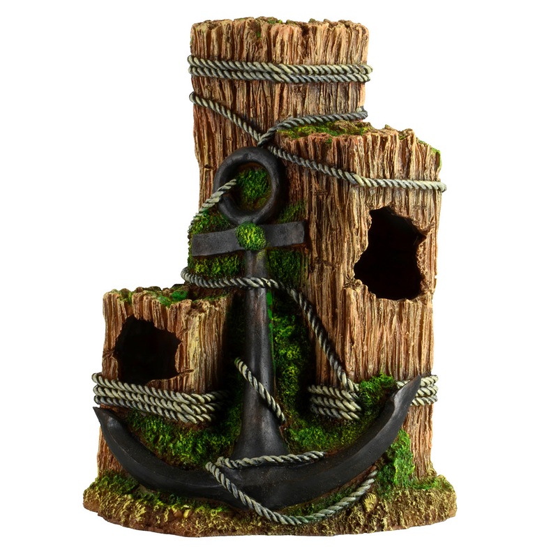 Underwater Treasures - Wood with Anchor