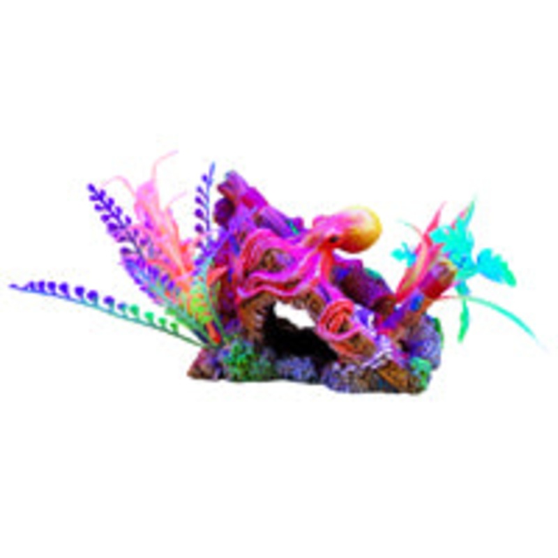 Marina iGlo Ornament - Ship's Bow with Octopus and Plants - Small - 14 cm (5.5 in)
