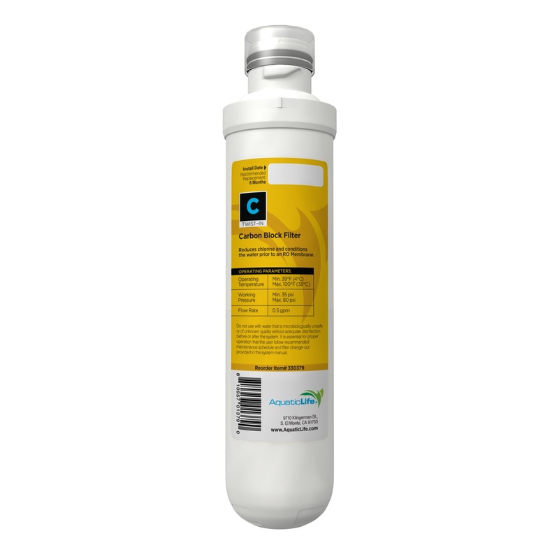 Twist-In Carbon Block Filter