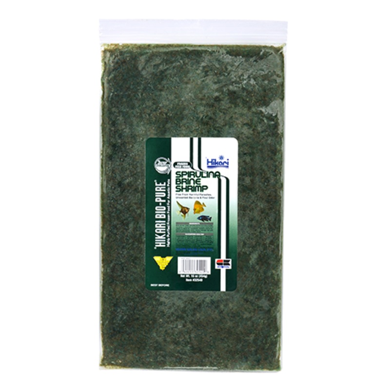 Hikari Frozen Spirulina Brine Shrimp 16oz Flat Pack