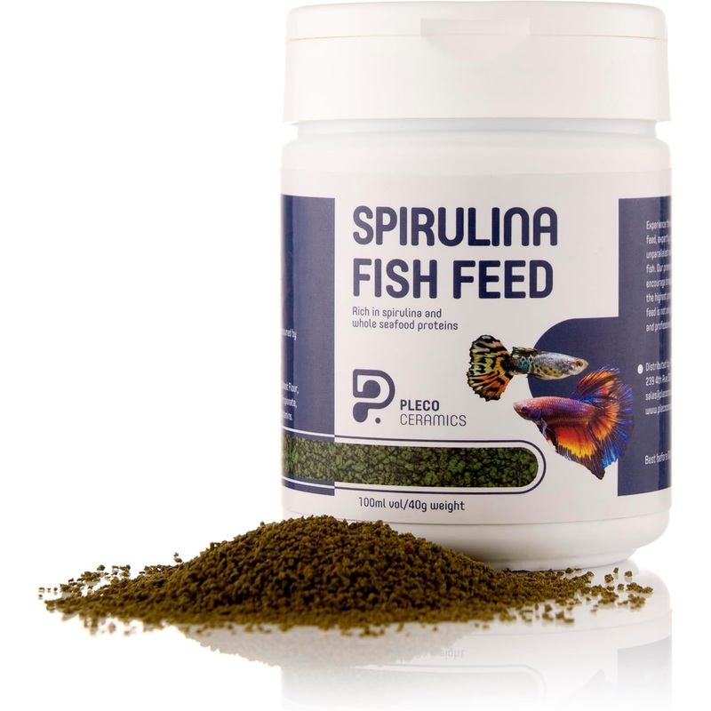 Pleco Ceramics Spirulina Granules 40g (slow sinking)