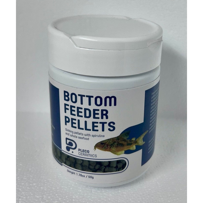 Pleco Ceramics High Protein Bottom Feeder Pellets with spirulina 50g