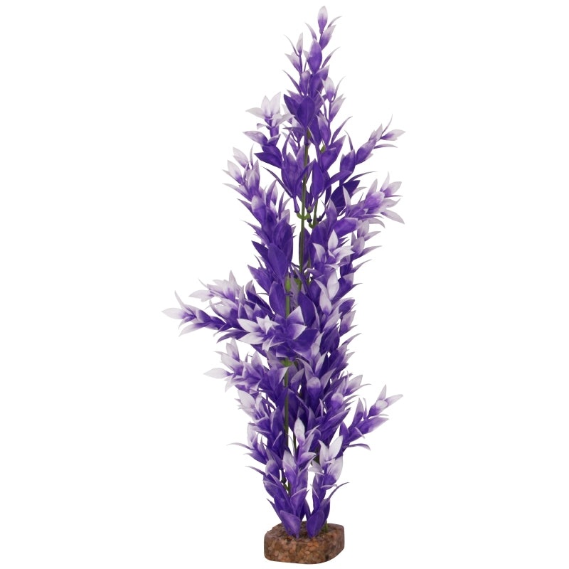 GloFish Plant Large Purple/White