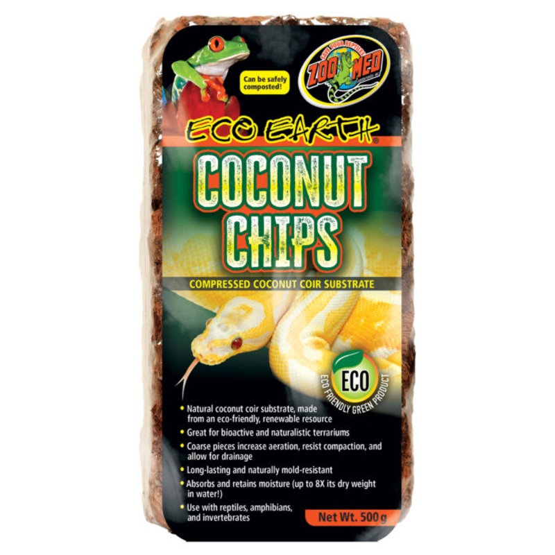 Eco Earth Coconut Chips- 1 brick