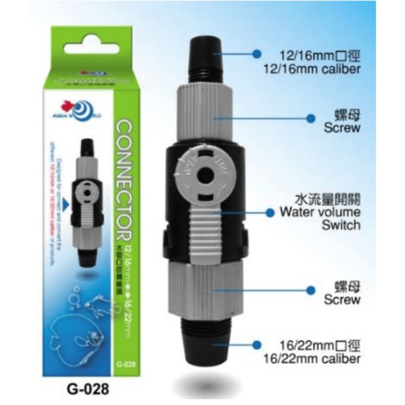 UP 12/16mm connector G-028
