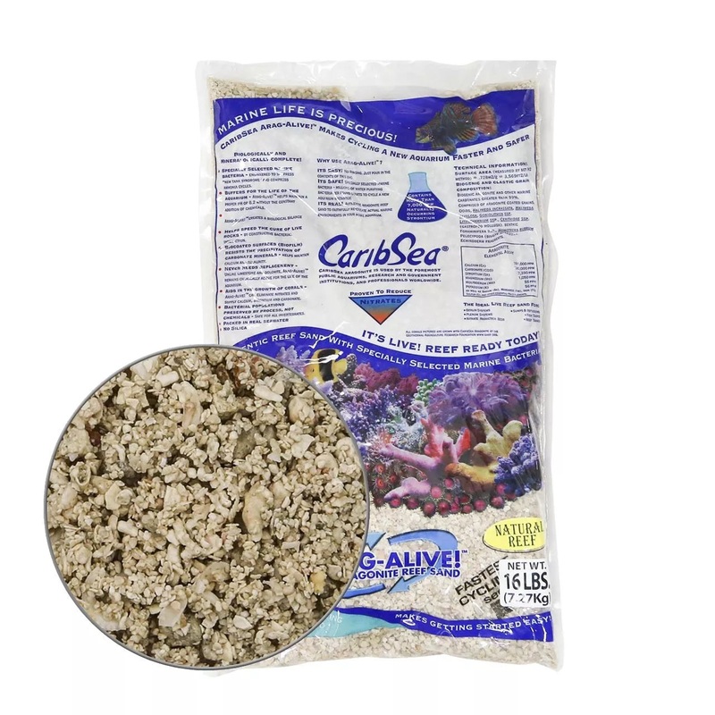 Caribsea Arag-Alive! Natural Reef (16 lbs)