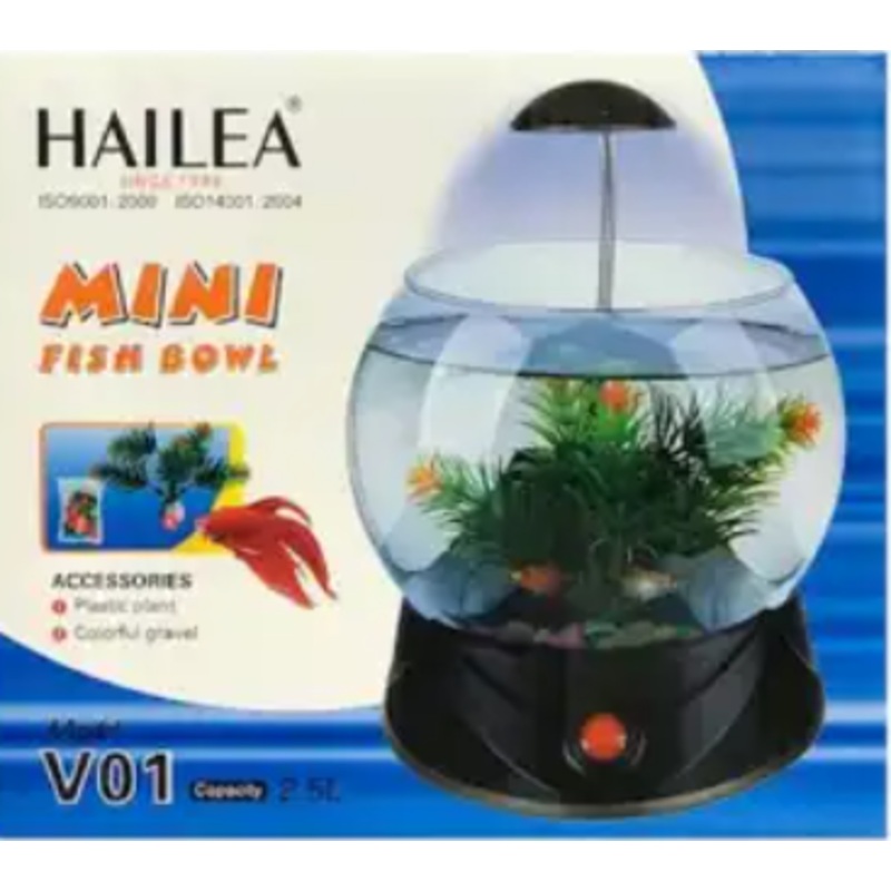 HAILEA MINI FISH BOWL ( 2.5L )