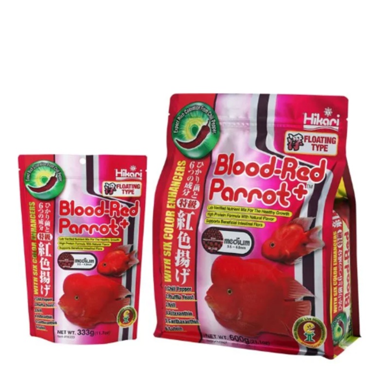 HIKARI BLOOD RED PARROT PLUS ( MINI )