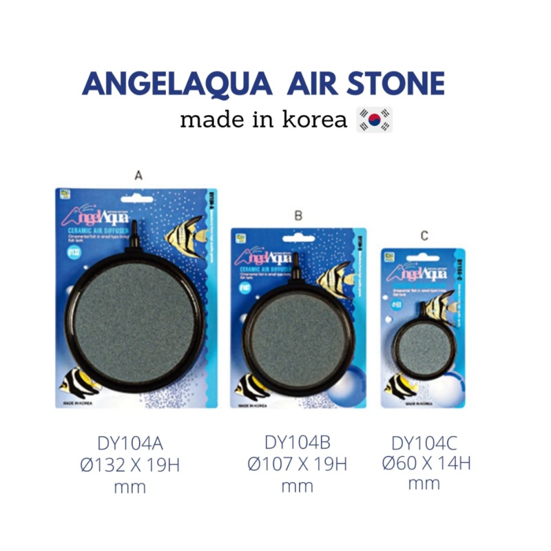 ANGEL AQUA Air Stone (Round Plate)