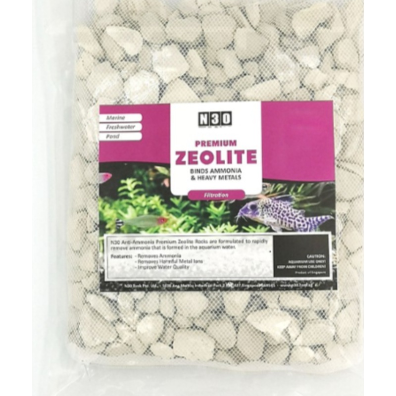 N30 PREMIUM ANTI-AMMONIA ZEOLITE ROCK (1.5KG)
