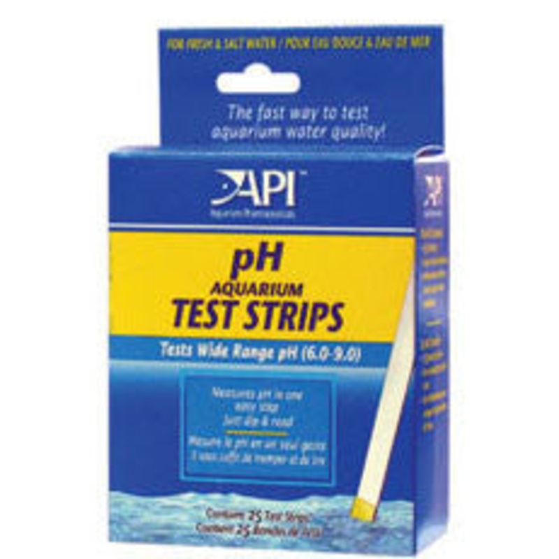 API PH Aquarium Test Strips (25 tests)