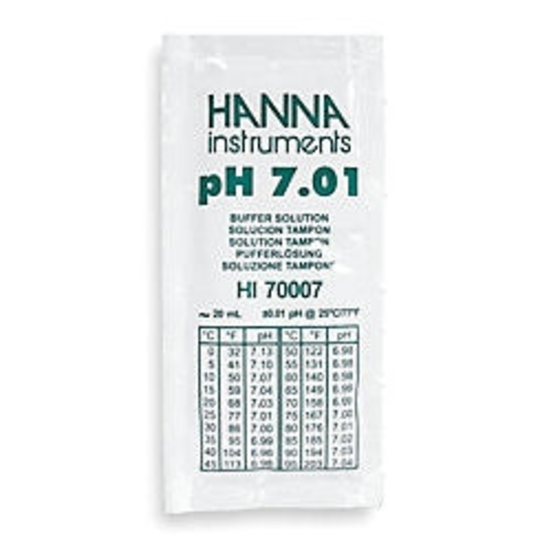 Hanna Instruments pH 7.01 Calibration Solution 20ml Sachet