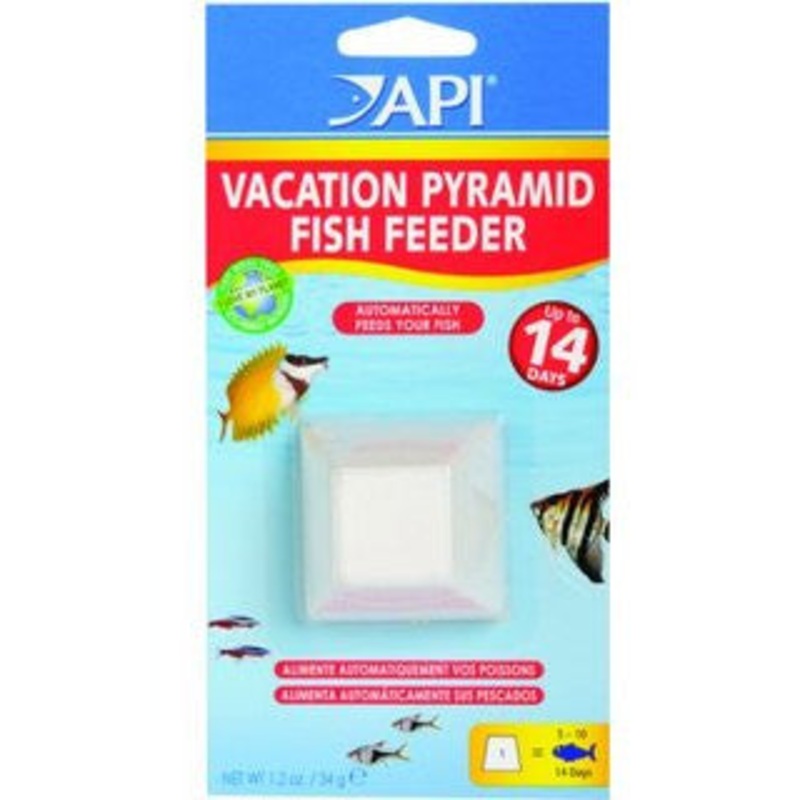 API Vacation 14 Days Pyramid Fish Feeder, one feeder
