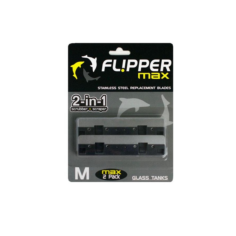 Flipper Max Cleaner Replacement Stainless Steel Blade (2pcs)