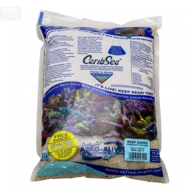 Caribsea Arag-Alive! Special Grade Reef Sand (20lbs)