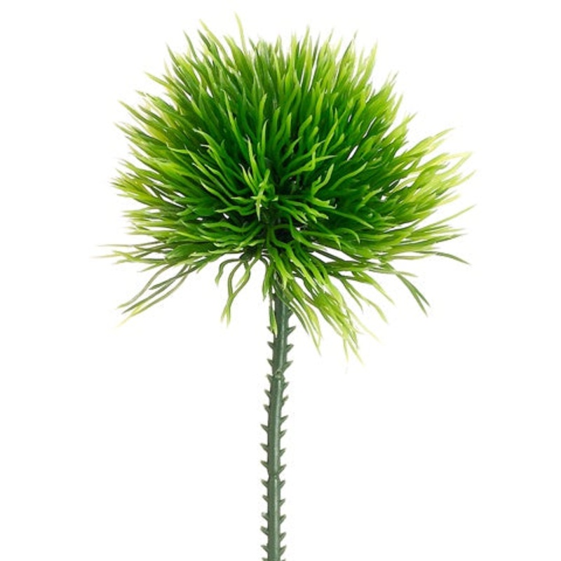 6" Moss Grass Pick Green