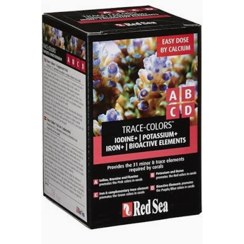 Red Sea Trace-Colors A/B/C/D - Pack of 100ml X 4