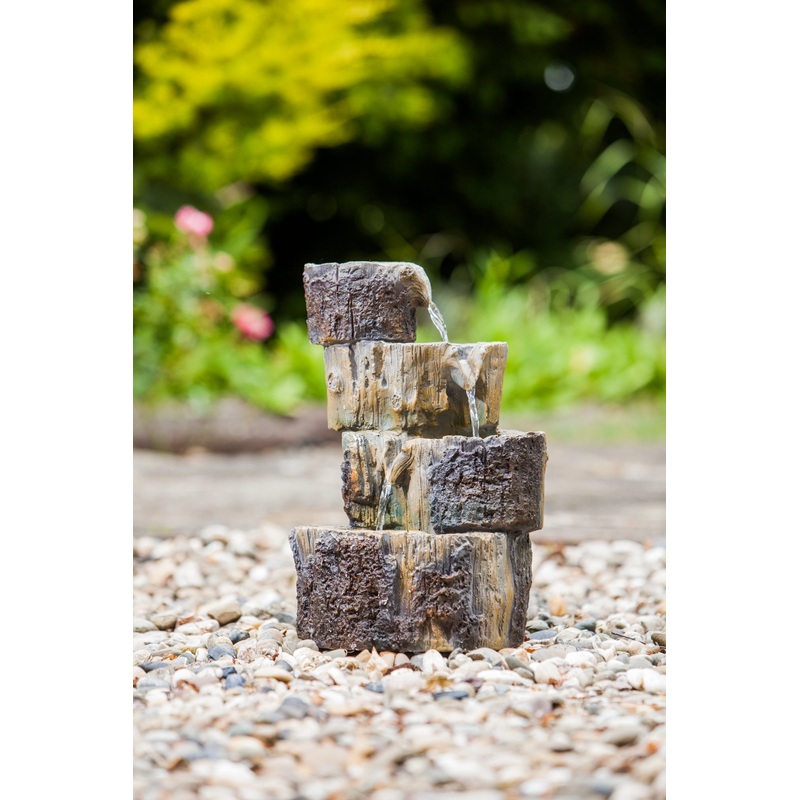 Heissner Water Features Tree Stump Cascade