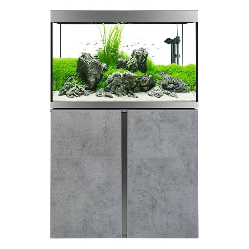 Fluval Siena 272L Aquarium & Cabinet Set Concrete