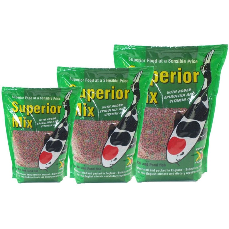 Yamitsu Kockney Koi Superior Mix for Koi and Pond Fish 2mm 500g/1kg/2kg
