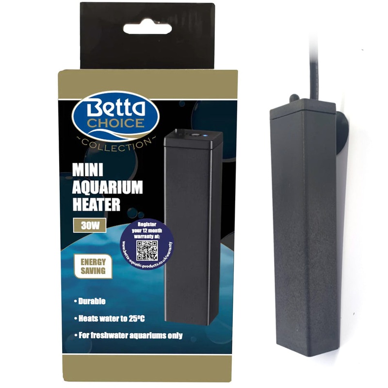 Betta Choice Mini Aquarium Heaters for nano Fish Tanks 30w