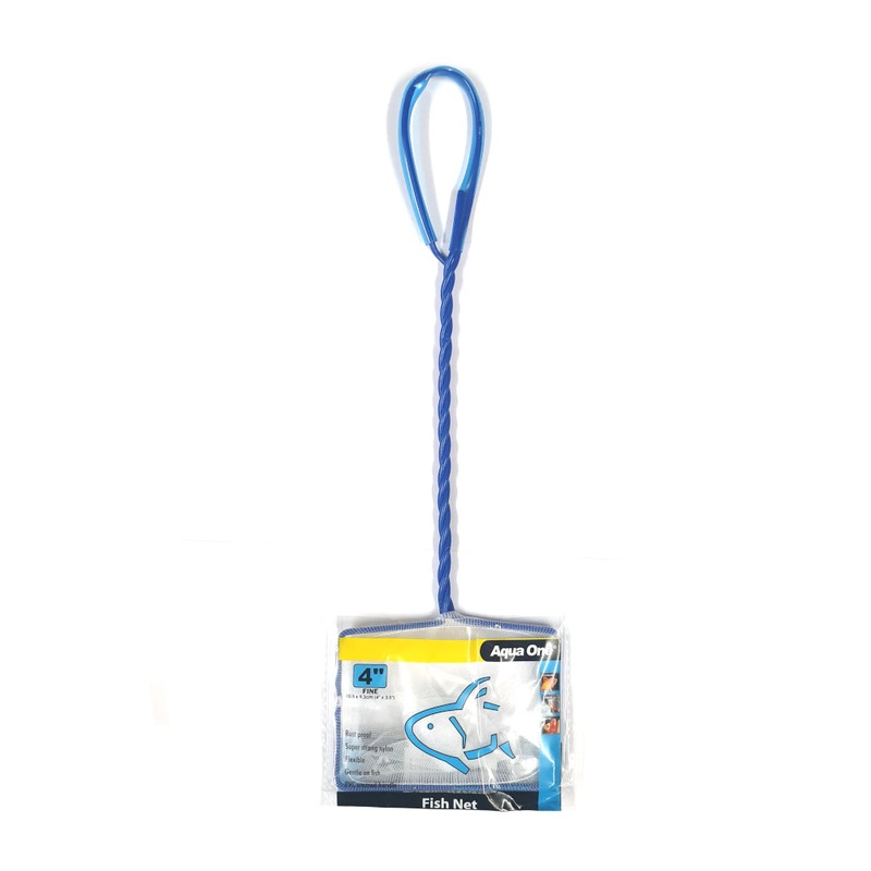 Aqua One Aquarium Fish Net - 4"/10cm Fine Nets