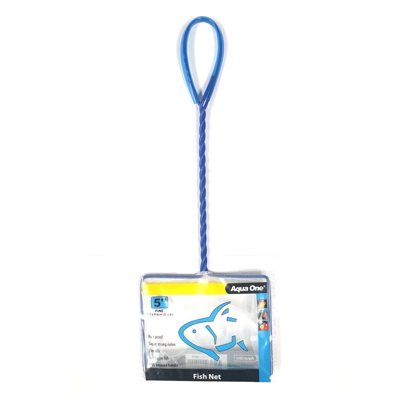Aqua One Aquarium Fish Net - 5"/12.5cm Fine Nets
