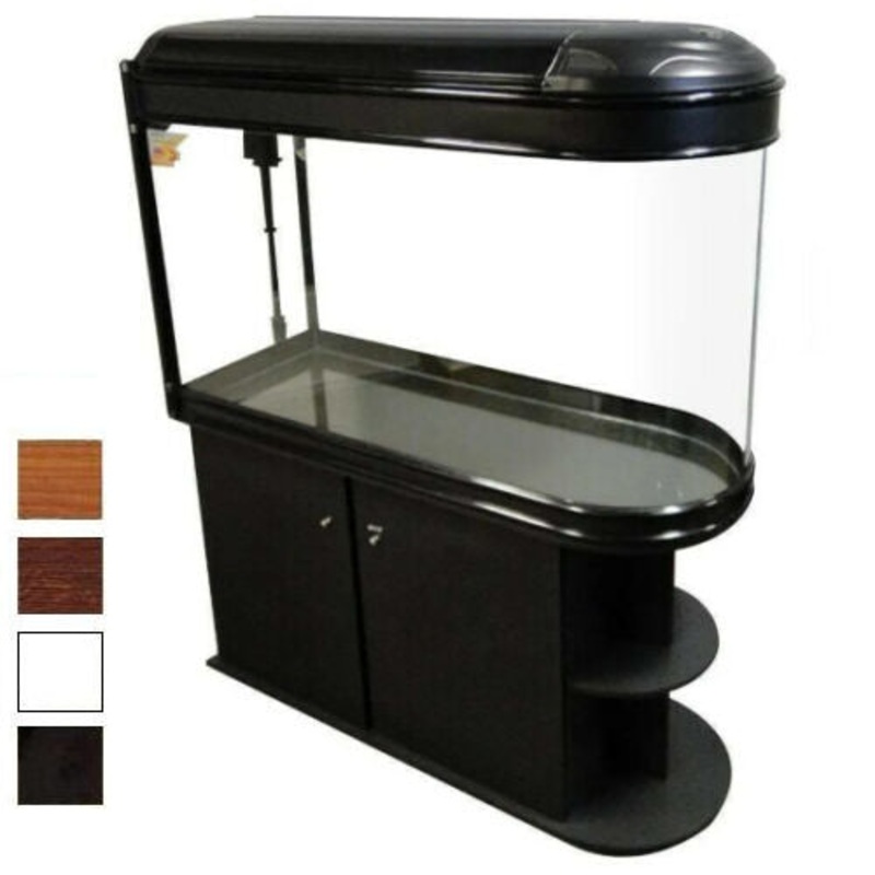 Bullet Shaped Fish Tank Aquarium with Cabinet 85cm 252L 3 Colours