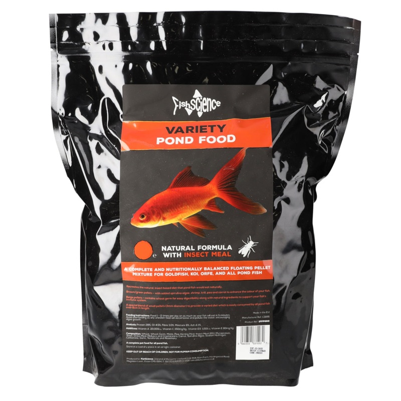 FishScience Variety Pond Fish Food 225g/5L/10L