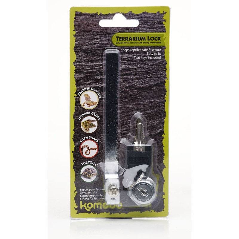 Komodo Terrarium Lock for Sliding Doors