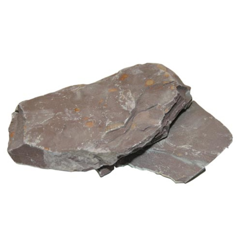 Feller Stone Slate Rock - Purple - Sold by the Pound 12563 Minimum 5 lb