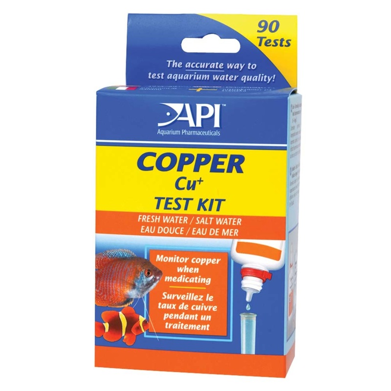 API Copper Test Kit Freshwater and Saltwater 90 Tests