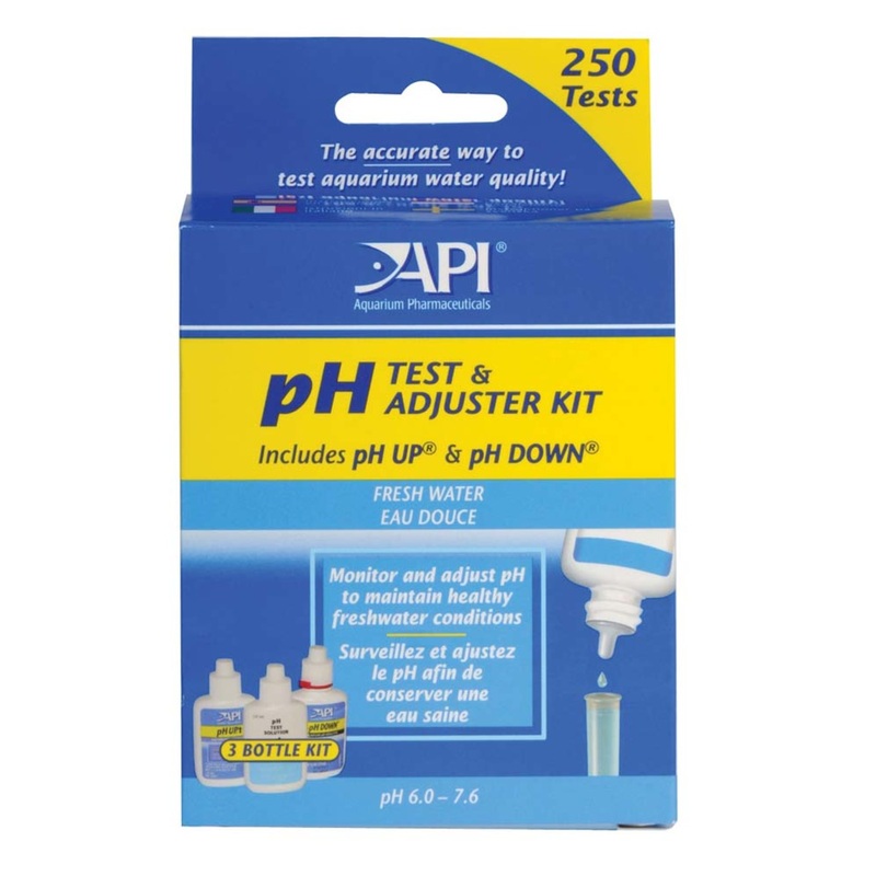 API Ph Test & Adjuster Kit Freshwater 250 Tests
