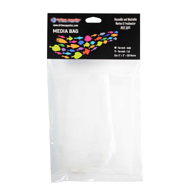 Dr. Tim's Aquatics Mesh Media Bag Fine 300 micron(2 PK), 8X6 in