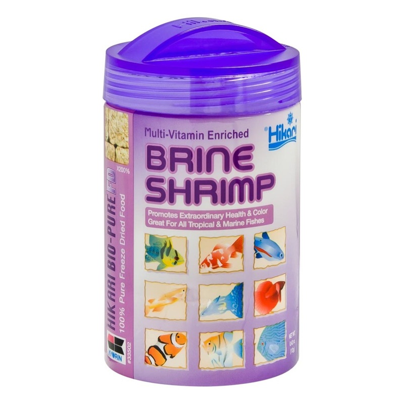 Hikari USA Bio-Pure Freeze Dried Brine Shrimp Fish Food - 0.42oz