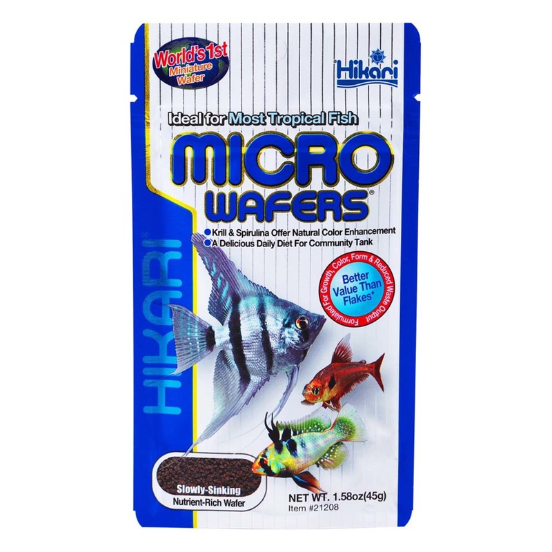Hikari USA Tropical Micro Wafers Slow Sinking Wafer Fish Food - 1.58oz
