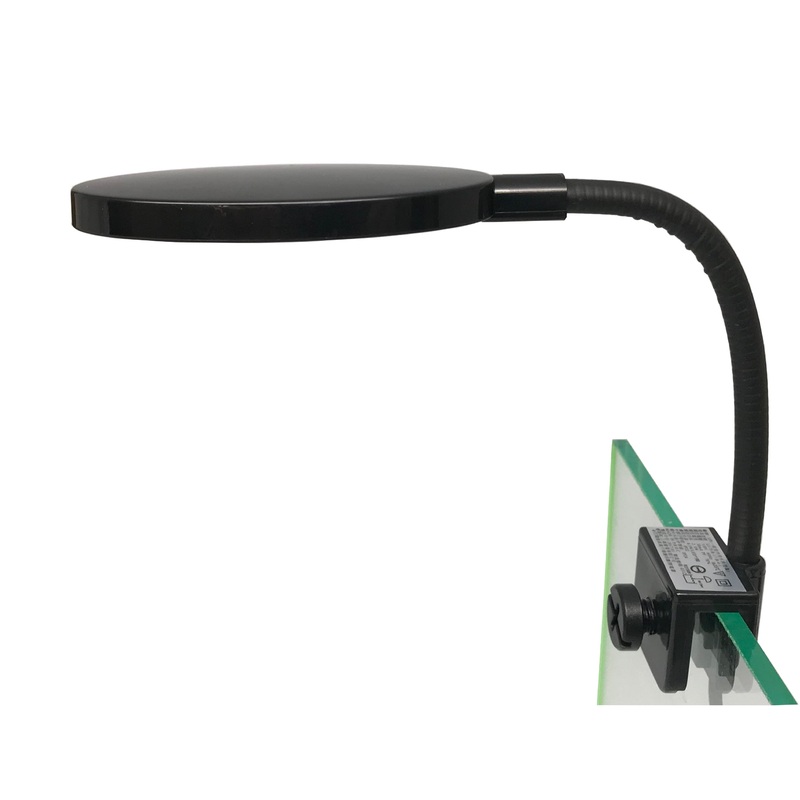Mini Clip On LED for Rimless Aquariums - Black
