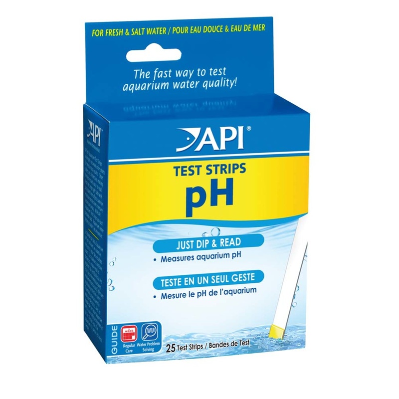 API Ph Aquarium Test Strips 25 Tests