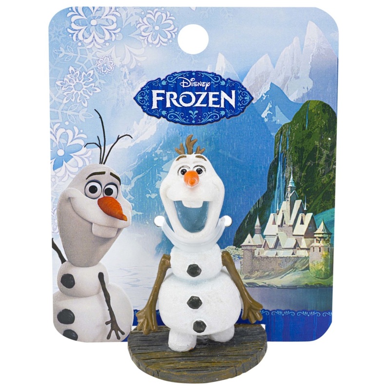 Disney Frozen Olaf Standing Mini Resin Ornament Black, White 2.25 in, Mini