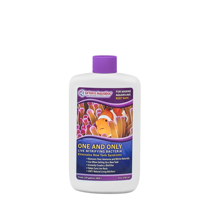 Dr. Tim's Aquatics One & Only Live Nitrifying Bacteria for Reef Aquarium 8 fl oz