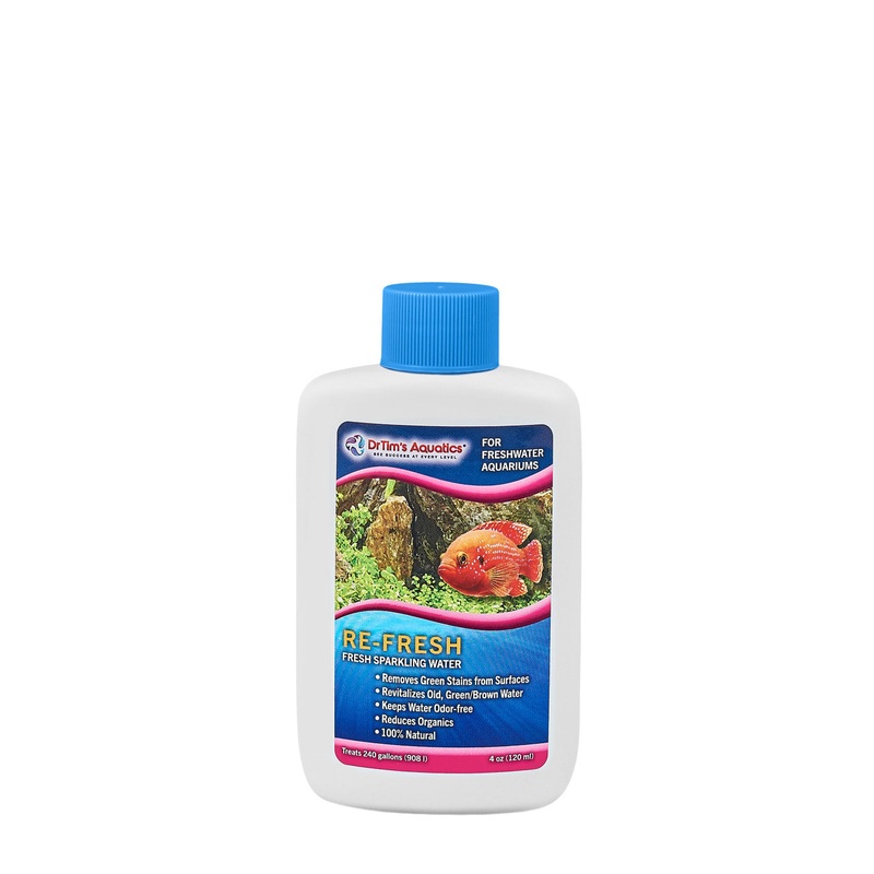 Dr Tim's Aquatics Re-fresh for Clean Surfaces & Water for Freshwater 4oz