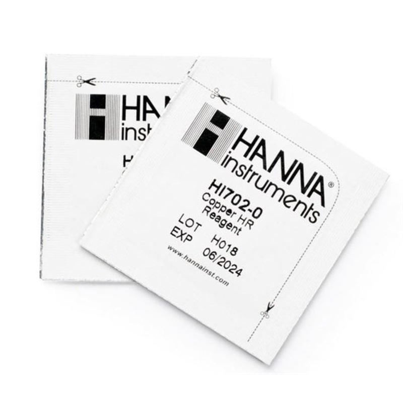 Hanna Copper High Range Checker Reagents 25 Tests - HI702-25