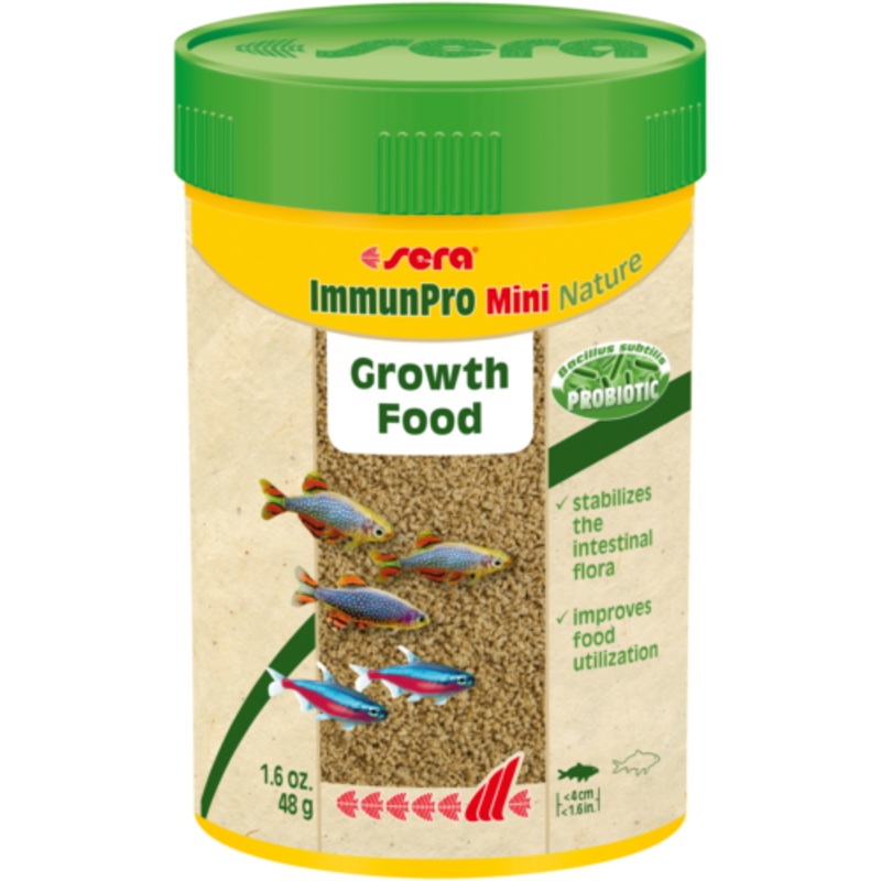 Sera ImmunPro Mini Nature Probiotic Growth Food Granules 48g