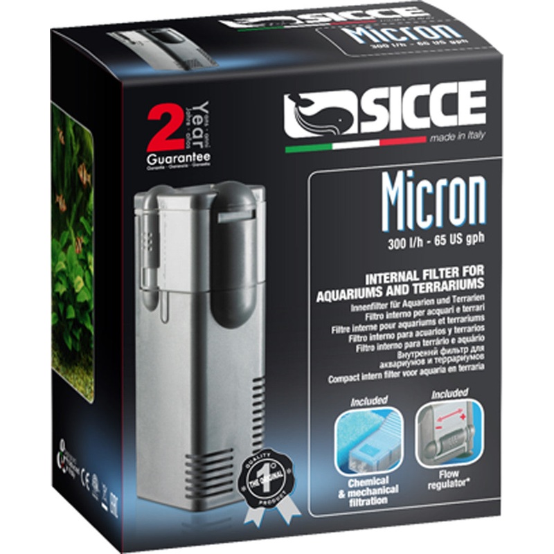 Sicce MICRON Internal Filter - 65 GPH