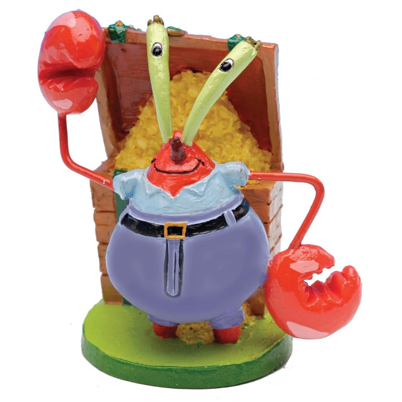 SpongeBob Mr. Krabs Aquarium Ornament Multi-Color - 2in