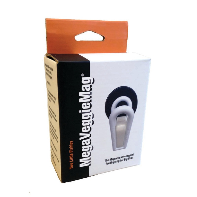 Two Little Fishies MegaVeggieMag Magnetically Coupled Feeding Clip - Black/ White