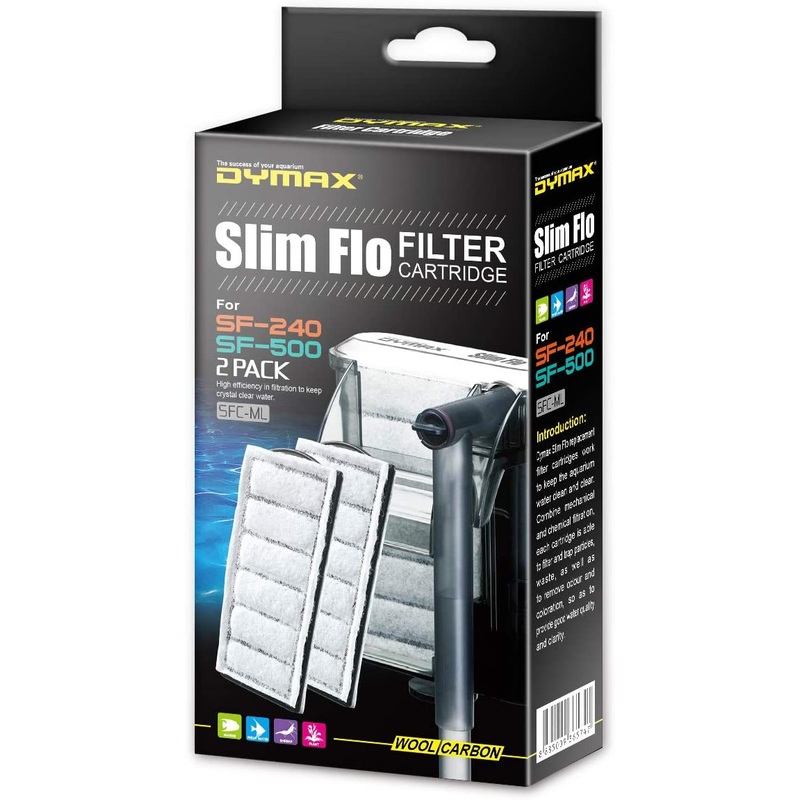 Dymax Filter Cartridge for Slim FLO SF-240 SF-500 (2-pc Pack)