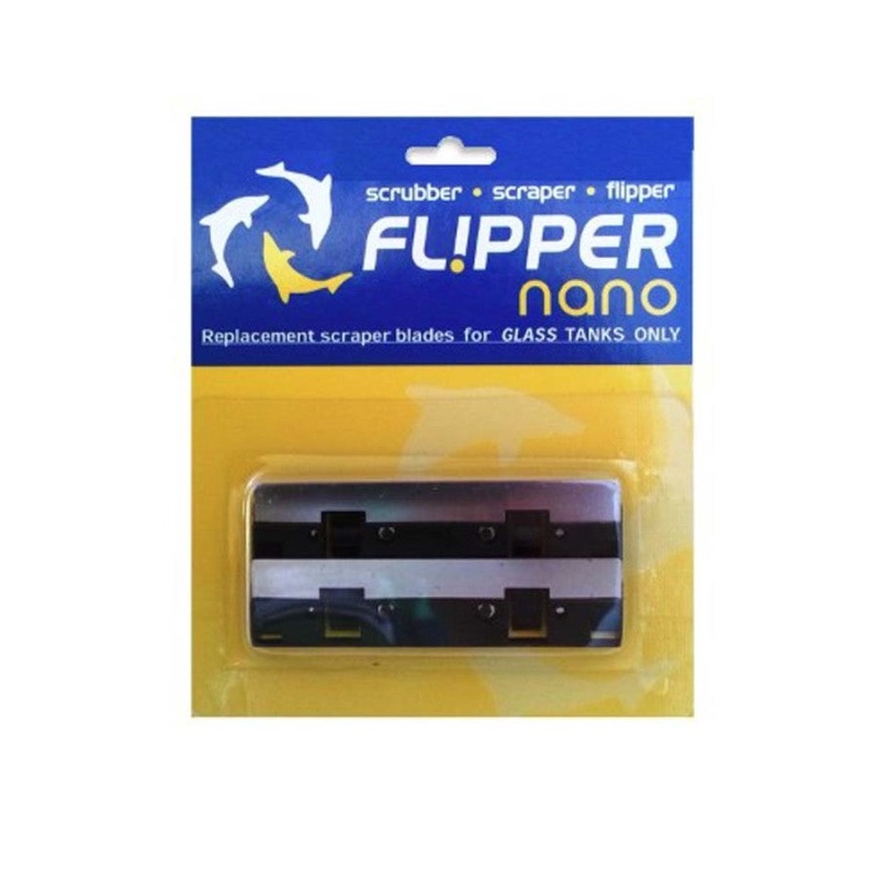 Flipper Cleaner Stainless Steel Replacement Blades for Glass Aquariums